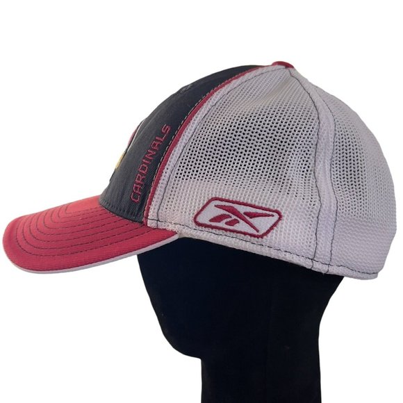 Arizona Cardinals Authentic Sideline Coach Reebok NFL Strapback Trucker Cap Hat - Picture 2 of 8